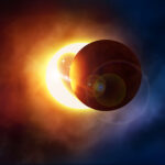 esclipse of the 'het hart van Bron' logo, to indicate the change and direction towards VEINWORK